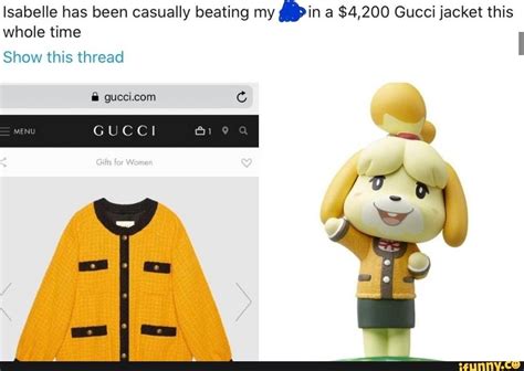 isabelle wears gucci jacket animal crossing|Animal Crossing Isabelle guide .